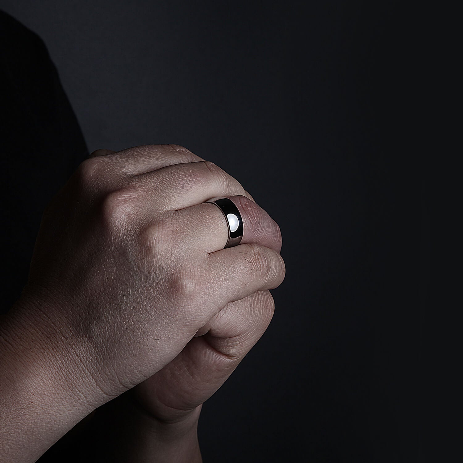 TRANCE CLOUT RING IN TUNGSTEN CARBIDE, 8MM