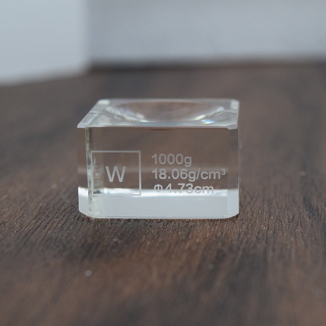 CRYSTAL GLASS STAND FOR KILO SPHERES