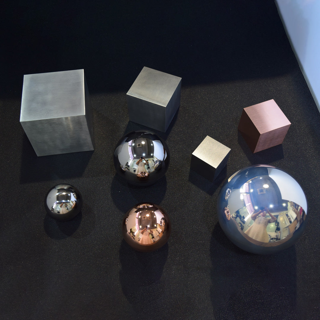 SOLID KILO CUBES | SPHERES: TI | W | MG | CU