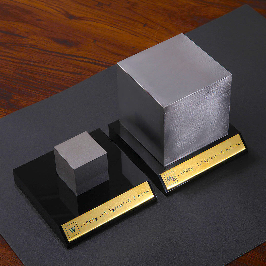 Magnesium KILO Cube ( MUSEUM CUBE #2 ) - Trance Metals